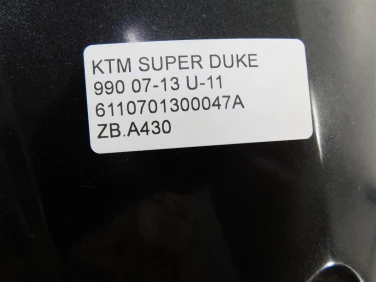 Zbiornik paliwa bak ktm super duke 990 07-13 u-11 6110701300047a