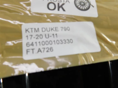 Felga koŁo tyŁ ktm duke 790 17-20 u-11 6411000103330