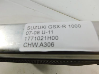 ChŁodnica wody przÓd suzuki gsx-r 1000 07-08 u-11 1771021hoo