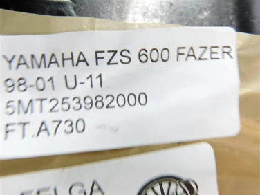Felga koŁo tyŁ yamaha fzs 600 fazer 98-01 u-11 5mt253982000