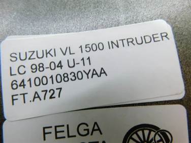 Felga koŁo tyŁ suzuki vl 1500 intruder lc 98-04 u-11 6410010830yaa
