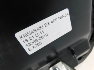 Siedzenie kanapa fotel kawasaki ex 400 ninja 18-21 u-11 53066-0619