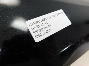 Owiewka bok boczna lewa kawasaki ex 400 ninja 18-21 u-11 55028-0641