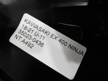 Nadkole bŁotnik tyŁ plastik kawasaki ex 400 ninja 18-21 u-11 35023-0436