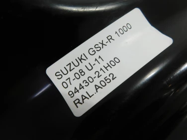 Rura dolot airbox lewa suzuki gsx-r 1000 07-08 u-11 94430-21h00