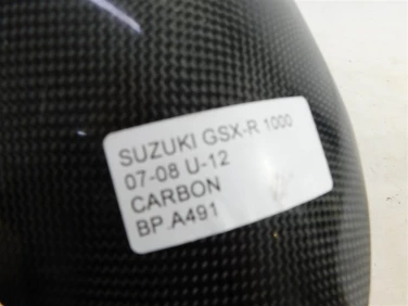 BŁotnik przÓd przedni suzuki gsx-r 1000 07-08 u-12 carbon