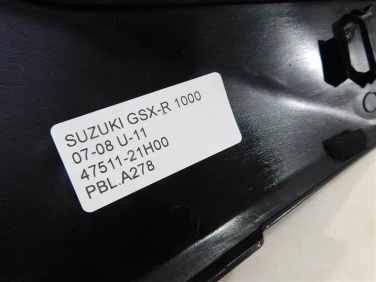 Pokrywa bok boczna lewa suzuki gsx-r 1000 07-08 u-11 47511-21h00