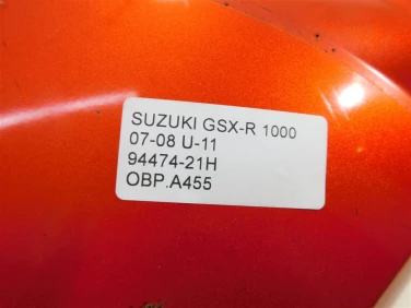 Owiewka bok boczna prawa suzuki gsx-r 1000 07-08 u-11 94474-21h