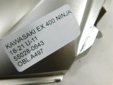 Owiewka bok boczna lewa kawasaki ex 400 ninja 18-21 u-11 55028-0643