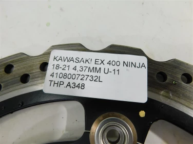 Tarcza hamulcowa przÓd kawasaki ex 400 ninja 18-21 4,37mm u-11 41080072732l