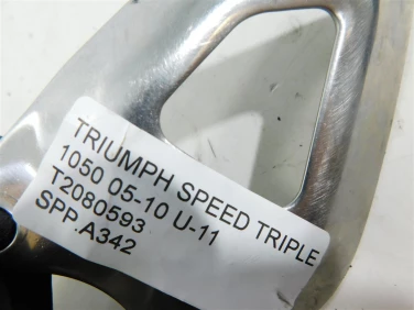 Set podnÓŻek prawy przÓd triumph speed triple 1050 05-10 u-11 t2080593