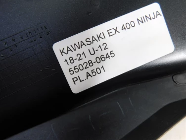 PŁug plastik owiewka kawasaki ex 400 ninja 18-21 u-12 55028-0645