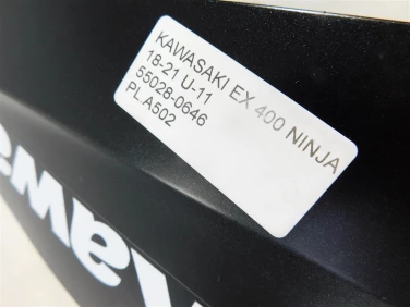 PŁug plastik owiewka kawasaki ex 400 ninja 18-21 u-11 55028-0646