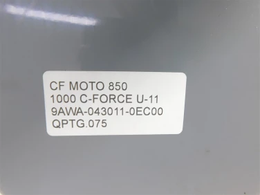 Plastik tyŁ owiewka cf moto 850 1000 c-force u-11 9awa-043011-0ec00