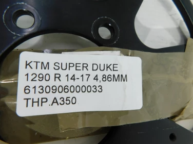 Tarcza hamulcowa przÓd ktm super duke 1290 r 14-17 4,86mm 6130906000033