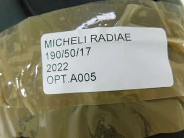 Opona tylna tyŁ micheli radiae 190/50/17 2022