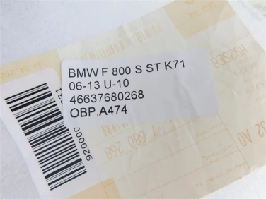 Owiewka bok boczna prawa bmw f 800 s st k71 06-13 u-10 46637680268