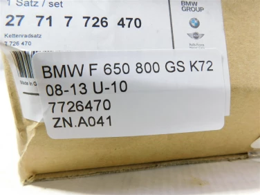 ZĘbatka napĘd ŁaŃcuch bmw f 650 800 gs k72 08-13 u-10 7726470