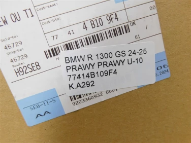 Kufer kufry tyŁ bmw r 1300 gs 24-25 prawy prawy u-10 77414b109f4