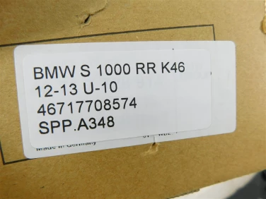 Set podnÓŻek prawy przÓd bmw s 1000 rr k46 12-13 u-10 46717708574