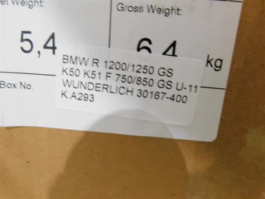 Kufer kufry tyŁ bmw r 1200/1250 gs k50 k51 f 750/850 gs u-11 wunderlich 30167-400