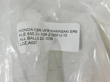 ŁoŻysko ŁoŻyska honda cbr vfr kawasaki er6 kle 650 zx-10r z1000 u-10 all balls 22-1039