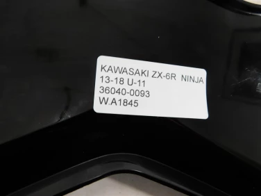Plastik wypeŁnienie owiewka kawasaki zx-6r ninja 13-18 u-11 36040-0093