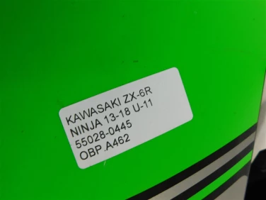 Owiewka bok boczna prawa kawasaki zx-6r ninja 13-18 u-11 55028-0445