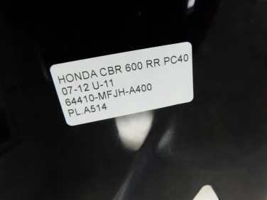 PŁug plastik owiewka honda cbr 600 rr pc40 07-12 u-11 64410-mfjh-a400