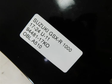 Owiewka bok boczna lewa suzuki gsx-r 1000 17-24 u-11 94481-17ko