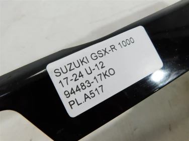 PŁug plastik owiewka suzuki gsx-r 1000 17-24 u-12 94483-17ko
