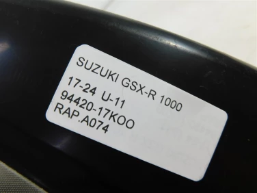 Rura dolot airbox prawa suzuki gsx-r 1000 17-24 u-11 94420-17koo