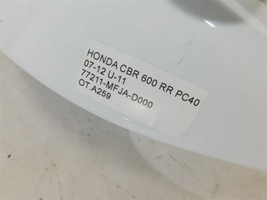 Ogon owiewka tyŁ honda cbr 600 rr pc40 07-12 u-11 77211-mfja-d000