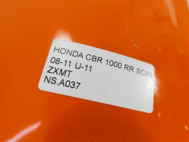 NakŁadka siedzenia pasaŻera honda cbr 1000 rr sc59 08-11 u-11 zxmt