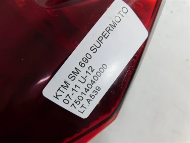 Lampa tyŁ tylna ktm sm 690 supermoto 07-11 u-12 75014040000