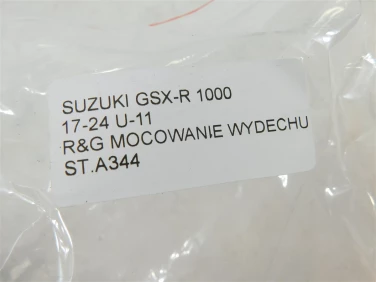 StelaŻ tyŁ tylni suzuki gsx-r 1000 17-24 u-11 r&g mocowanie wydechu