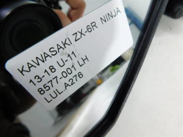 Lustro lusterko lewe kawasaki zx-6r ninja 13-18 u-11 8577-001 lh