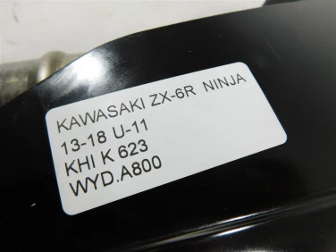 Wydech koŃcowy tŁumik kawasaki zx-6r ninja 13-18 u-11 khi k 623
