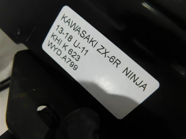 Wydech koŃcowy tŁumik kawasaki zx-6r ninja 13-18 u-11 khi k623