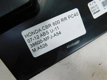ModuŁ komputer sterownik honda cbr 600 rr pc40 07-12 abs u-11 38600-mfj-a54