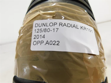Opona przednia przÓd dunlop radial kr191 125/80-17 2014