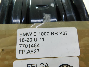 Felga koŁo przÓd bmw s 1000 rr k67 18-20 felga prosta ok u-11 7701484