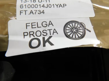 Felga koŁo tyŁ kawasaki zx-6r ninja 13-18 felga prosta ok u-11 6100014j01yap