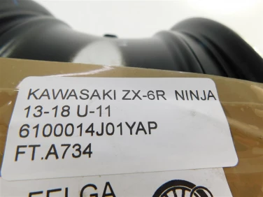 Felga koŁo tyŁ kawasaki zx-6r ninja 13-18 felga prosta ok u-11 6100014j01yap