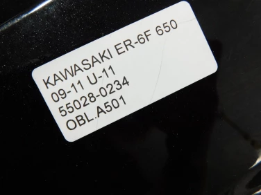 Owiewka bok boczna lewa kawasaki er-6f 650 09-11 u-11 55028-0234