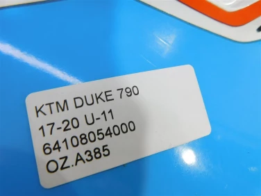 OsŁona nakŁadka zbiornik ktm duke 790 17-20 u-11 64108054000