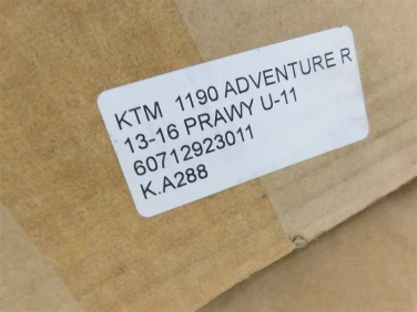 Kufer kufry tyŁ ktm 1190 adventure r 13-16 prawy u-11 60712923011