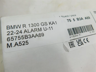 ModuŁ komputer sterownik bmw r 1300 gs ka1 22-24 alarm u-11 65755b3aa69