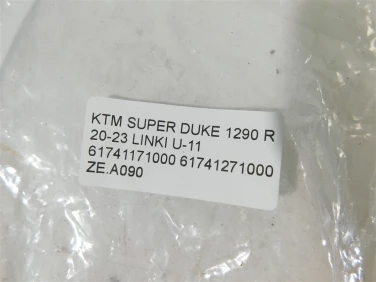ZawÓr exup wydech ktm super duke 1290 r 20-23 linki u-11 61741171000 61741271000