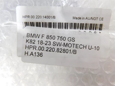 Handbar osŁona rĄk bmw f 850 750 gs k82 18-23 sw-motech u-10 hpr.00.220.82801/b